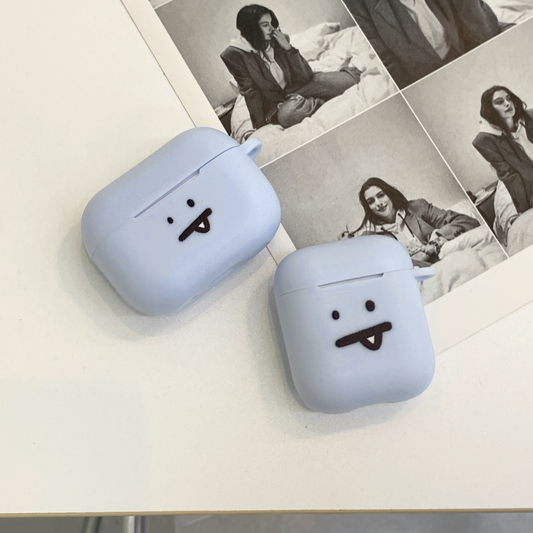 Blue konggomul Airpods case