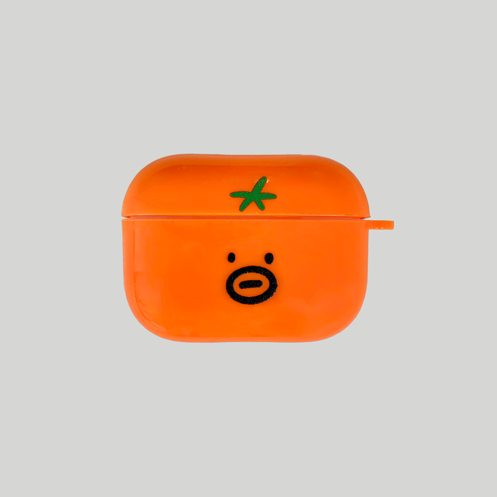 Mustache Carrot Airpods case